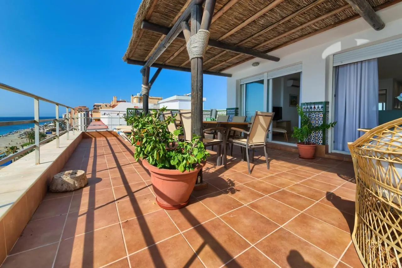 アパート Holidays2Fuengirola Duplex With Stunning Sea View, Terraces,1St Line Beside Port
